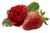 Strawberry And Rose Vinyl Car Decal Sticker – Waterproof & UV-Resistant 5.97333333333333