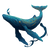 Mystical Whale Monster Vinyl Car Decal Sticker – Waterproof & UV-Resistant 6.826666666666667"