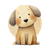 Cute Puppy Illustration V6 Vinyl Car Decal Sticker – Waterproof & UV-Resistant 6.826666666666667"