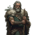 Elder Druid Portrait V2 Vinyl Car Decal Sticker – Waterproof & UV-Resistant 3.4133333333333336"