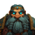 Dwarf With Glowing Eyes Vinyl Car Decal Sticker – Waterproof & UV-Resistant 6.826666666666667"