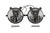 2x Upgrade Your ARB Deluxe Bumper with Clear Lens Halogen Fog Lights | Easy Installation | Set of 2 Lights Included