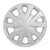 4x Enhance Your Nissan Versa 2012-2019 Wheels | 15" V-Spoke Silver Wheel Covers