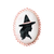 Witch Cameo Brooch Vinyl Car Decal Sticker – Waterproof & UV-Resistant 3.4133333333333336"