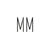 Minimalist Mm Logo Vinyl Car Decal Sticker – Waterproof & UV-Resistant 6.826666666666667"