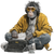 Monkey With Typewriter V2 Vinyl Car Decal Sticker – Waterproof & UV-Resistant 3.4133333333333336"