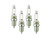 4x Maximum Spark & Performance | ACCEL U-Groove Spark Plug Set | Fits Various 1985-1990 Oldsmobile, Buick, Chevrolet Models
