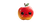 Friendly Cute Apple Vinyl Car Decal Sticker – Waterproof & UV-Resistant 4.906666666666666"