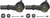 2x Ford Taurus Moog Chassis Tie Rod End | Problem Solver, OE Replacement | Grease Flow for Reduced Friction, Enhanced Strength