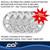 4x Silver 16 Inch Wheel Cover Set | Snap-On Retention | High-Quality ABS | Fits Steel Wheels