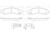 4x Brembo Brake Pad Set Of 4 | Fits Various GMC & Chevy Models 2000-2005 | Ceramic, Low Dust, Premium Material