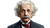 Albert Einstein V20 Vinyl Car Decal Sticker – Waterproof & UV-Resistant 2.72"