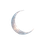 Dreamy Crescent Moon Vinyl Car Decal Sticker – Waterproof & UV-Resistant 4.0"