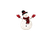 Smiling Snowman Christmas Vinyl Car Decal Sticker – Waterproof & UV-Resistant 5.76"