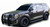 2x Peerless Black Running Boards | Fit 2020-2024 Kia Telluride | Aluminum, 5 Inch Step, Mounting Hardware