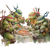 Ninja Turtles Eating Pizza Vinyl Car Decal Sticker – Waterproof & UV-Resistant 6.826666666666667"