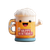 Smiling Beer Mug Vinyl Car Decal Sticker – Waterproof & UV-Resistant 3.4133333333333336"