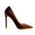 Brown Suede Stiletto Vinyl Car Decal Sticker – Waterproof & UV-Resistant 3.4133333333333336"