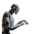 Robotic Librarian Sorting Vinyl Car Decal Sticker – Waterproof & UV-Resistant 6.826666666666667"