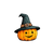 Pumpkin With Hat Vinyl Car Decal Sticker – Waterproof & UV-Resistant 6.826666666666667"