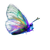Neon Butterfly V4 Vinyl Car Decal Sticker – Waterproof & UV-Resistant 6.826666666666667"