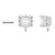 2x Rigid Lighting Driving/Fog Light 262214 Driving/Fog Light; D-SS Series Pro; LED Bulb; 7 Clear Bulbs; 3 Inch Height X 3.8 Inch Width Rectangular; 45 Watt/Amp Draw 3.2 Amp; Spot Beam; 5544 Raw Lumens; Amber Lens; Black Aluminum Alloy Housing