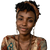 Smiling African Lady V5 Vinyl Car Decal Sticker – Waterproof & UV-Resistant 3.4133333333333336"