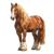 Golden-Maned Stallion Vinyl Car Decal Sticker – Waterproof & UV-Resistant 3.4133333333333336"