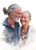 Happy Senior Couple V8 Vinyl Car Decal Sticker – Waterproof & UV-Resistant 4.266666666666667"