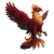 Phoenix Rising Portrait Vinyl Car Decal Sticker – Waterproof & UV-Resistant 3.4133333333333336"