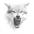 Angry Wolf Portrait V13 Vinyl Car Decal Sticker – Waterproof & UV-Resistant 3.4133333333333336"