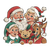 Festive Christmas Characters V2 Vinyl Car Decal Sticker – Waterproof & UV-Resistant 3.4133333333333336"