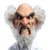 Angry Scientist Caricature Vinyl Car Decal Sticker – Waterproof & UV-Resistant 3.4133333333333336"