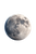 Glowing White Moon V2 Vinyl Car Decal Sticker – Waterproof & UV-Resistant 8.96"
