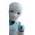 Friendly Futuristic Robot V16 Vinyl Car Decal Sticker – Waterproof & UV-Resistant 3.4133333333333336"