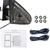 Enhance Rearward Vision | Telescoping Towing Mirrors | Manual Adjust | Heated Glass | 9x12 | Black