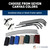 Powerful 2 Bow Square Tube Boat Bimini Top | SureShade | Fits Boats 92-102" | Green Canvas | Remote Control | Durable Aluminum Frame