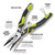 Professional Grade Multifunctional Pliers | Strong Cr-V Construction | Cut, Strip, Crimp, Twist, and Grip | Wide Range of Electrical Projects