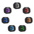 Illuminate the Night with Radiance+ LED Driving Lights | Rectangular Clear Bulb | 2970 Lumens | 8 Back Lighting Options