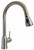 Phoenix Kitchen Faucet | Hi-Arc Spout | Power Boost Sprayer | Brushed Nickel | 1/3 Hole | Fast Filling | Water Saver