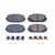 Enhance Your Toyota Yaris Braking Power | Z17 Ceramic Brake Pads Set, Premium Hardware Included