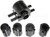 Durable Sway Bar Bushing Kit | Universal Fit | Black Rubber | Non-Greaseable | for 1.10-Inch Bar Diameter