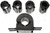 Durable Sway Bar Bushing Kit | Universal Fit | Black Rubber | Non-Greaseable | for 1.10-Inch Bar Diameter