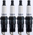 4x Ultimate Performance Autolite Spark Plug | 1983 Ford LTD Thunderbird F-100 Mustang Mercury Marquis Capri Cougar | Resistor Copper OE Replacement Single Plug