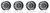 4x Raceline 952B Aero | 17x9 Wheel - Satin Black | TPMS Compatible | Lifetime Warranty