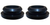 2x High Quality Black Valve Cover Grommet | Baffled Rubber Material | Easy Install