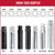 20x Premium Chrome Plated 6 Spline Lug Nut Socket | Durable Carbon Steel | Fits Small Recesses | Corrosion Resistant