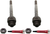 2x Moog Chassis Tie Rod End | Problem Solver with Full Ball Stud | OE Replacement