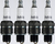4x Ultimate Performance Spark Plug | Autolite Copper-Glass Insulator | Various Fitment 1956-1969