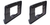 2x High-Quality License Plate Bracket for Jeep Cherokee | Durable Black Metal | Easy Install